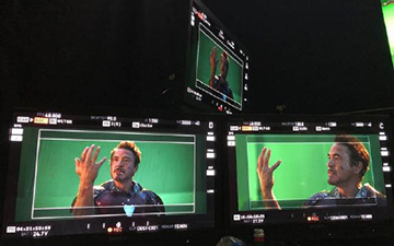 复仇者联盟4 钢铁侠打响指幕后照