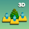 瓶子翻转和搭房子3D